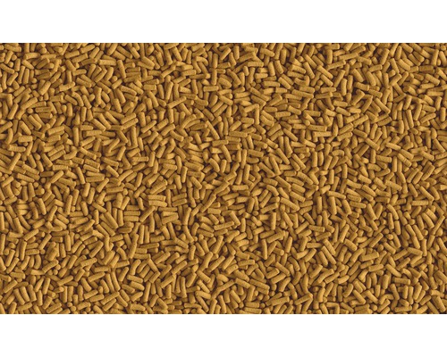 Nahaufnahme von Fischfuttergranulat