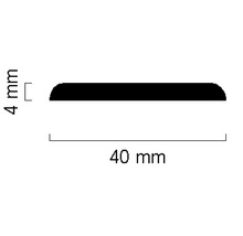 Champlat épicéa/pin brut 2400 x 40 x 4 mm