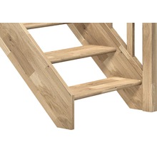 Vue détaillée d''un escalier en bois