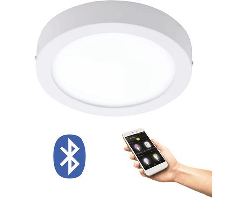 Weisse LED Deckenleuchte mit Bluetooth-Steuerung per Smartphone