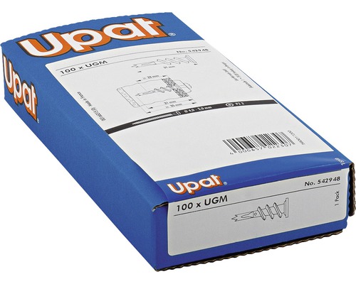 Paquet de 100 chevilles à expansion universelles