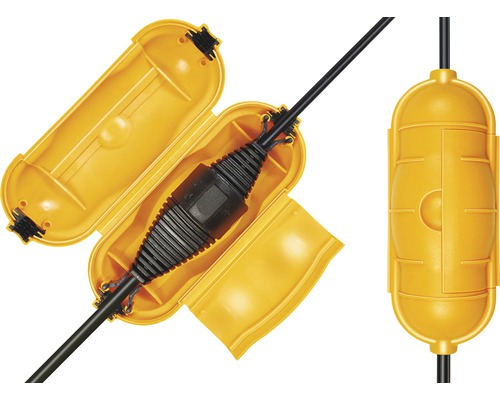 Safe-Box Brennenstuhl (pour fiche/connecteur) jaune-0