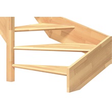 Holztreppe mit drei Stufen
