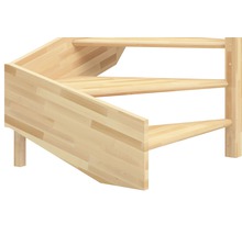 Holztreppe Detailansicht