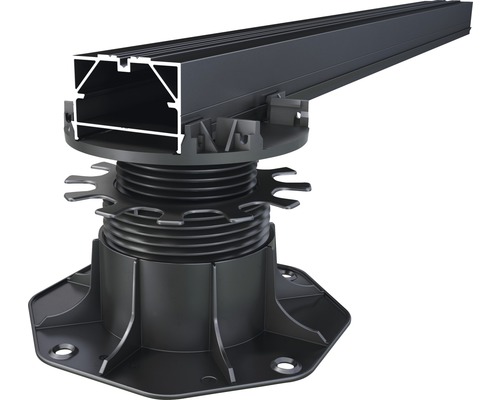 Verstellfuß mit Aluminiumprofil für Terrassenbau