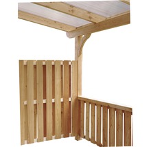 Parapet coffrage de couvercle en pin Douglas 220x84 cm