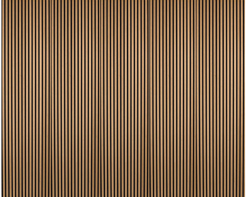 Holzpaneel mit vertikalen Lamellen