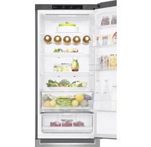 Réfrigérateur-congélateur LG GBB62PZGFN lxhxp 59,5 x 203 x 68,2 cm compartiment de réfrigération 277 l compartiment de congélation 107 l 215 kWh par an acier inoxydable-thumb-8