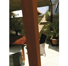 Pergola en aluminium, pavillon Florenz 11x16 avec voile d’ombrage réglable 350 x 505 cm Cocoa marron foncé-thumb-1