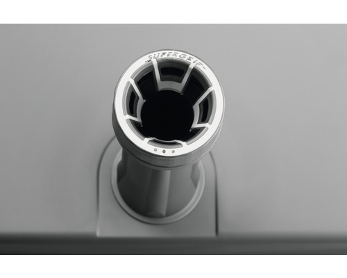 Detailansicht einer Supergrip Abflussgarnitur