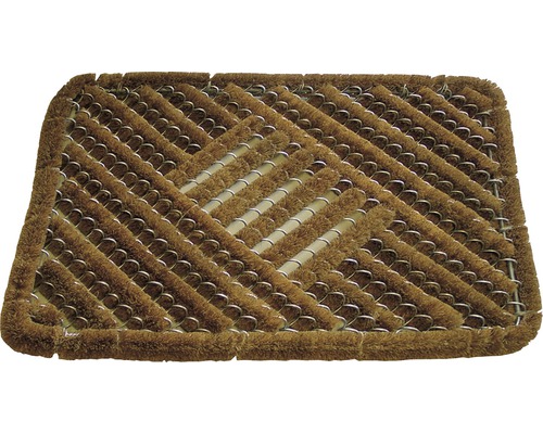 Paillasson en fibres de coco avec cadre en métal