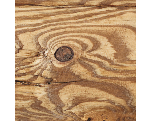 Holzbrett mit Astloch und Maserung