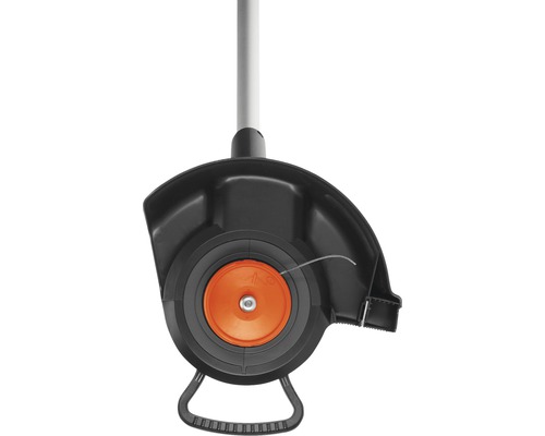 Rasentrimmer Detailansicht von Spule und Trimmerfaden