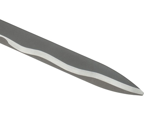 Messer-Klinge aus Stahl im Detail