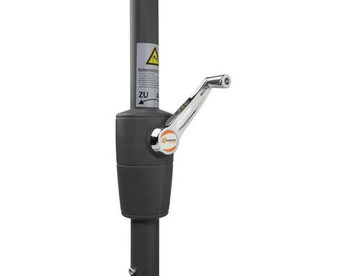 Kurbelmechanismus eines Sonnenschirms