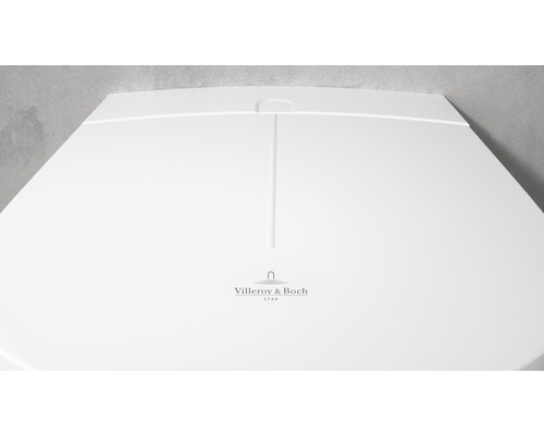 Villeroy & Boch Logo auf einem Toilettendeckel