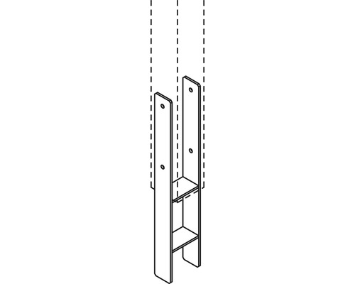 Connecteur de poteau pour construction de clôture