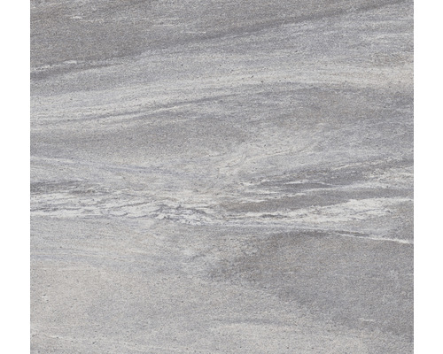 Carreau en grès cérame gris avec surface marbrée