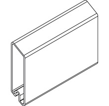 Einzelprofil Osmo Alu-Cladding Rhombus 6,8 x 200 x 1,9 cm grau-braun-thumb-2