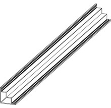 Profilé de recouvrement Osmo Alu-Cladding Rhombus 6,1 x 200 x 6,1 cm gris-marron-thumb-1