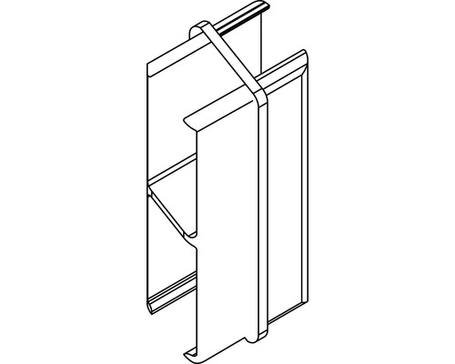 Raccord en plastique pour panneaux de construction