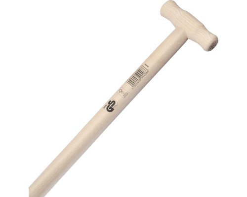 Holzstiel mit T-Griff für Gartengeräte