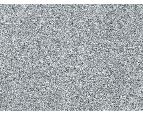 Moquette Saxony Grizzly gris-bleu 400 cm de largeur (au mètre)-0