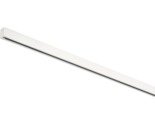 Vorhangschiene Smart Profil-Set 1-läufig weiß 200 cm Stromschienenprofil für Beleuchtungssysteme