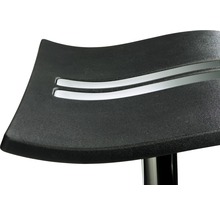 Chaise de bar Mayer Sitzmöbel myWAVE 39 x 39 x 58 cm acier noir 1208-01-677-thumb-1