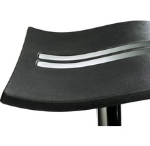 Chaise de bar Mayer Sitzmöbel myWAVE 39 x 39 x 58 cm acier noir 1208-04-677-thumb-3