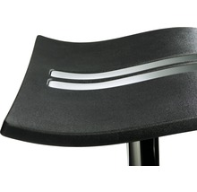 Chaise de bar Mayer Sitzmöbel myWAVE 39 x 39 x 58 cm acier ,noir-thumb-2