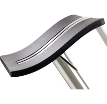 Chaise de bar Mayer Sitzmöbel myWAVE 39 x 39 x 58 cm acier noir 1208-04-677-thumb-1