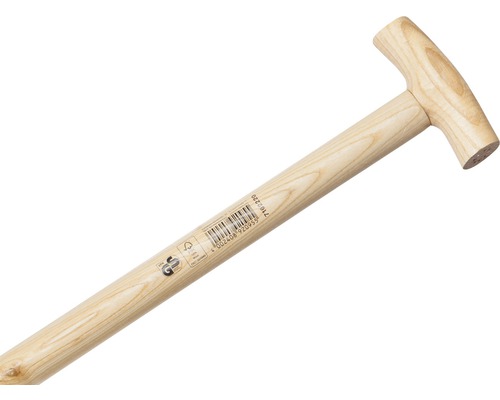 Manche en bois avec poignée en T pour outils de jardin