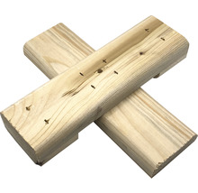 Sapin Nordmann sur croix en bois h 120-130 cm, sapin de Noël coupé issu d'une production durable