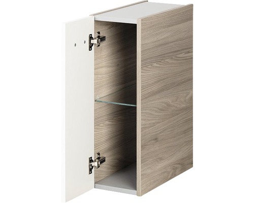 Armoire suspendue avec porte, ouverte