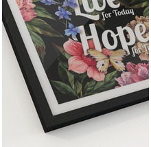 Gerahmtes Bild Learn-Live-Love 55x65 cm