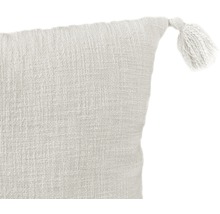 Coussin décoratif Zoe blanc 45x45 cm