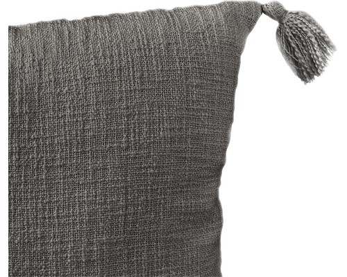 Dekokissen mit Quaste aus Textil