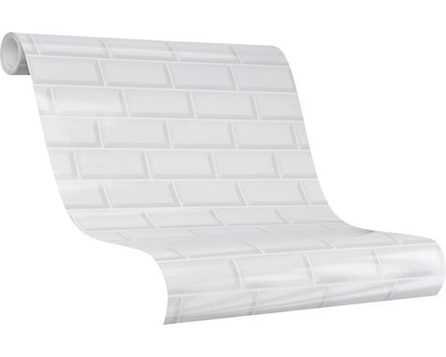 Tapetenrolle mit Ziegelmuster