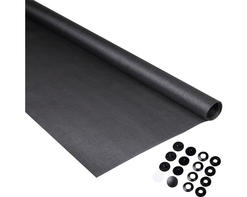 Rouleau de toile hors sol avec kit de fixation