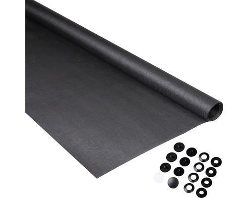 Rouleau de toile de paillage avec kit de fixation