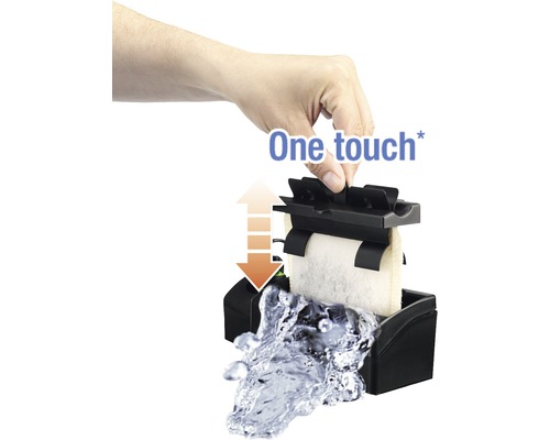 Filtre d''aquarium avec commande à une main et débit d''eau