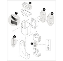 Filtre intérieur pour aquarium Tetra EasyCrystal Filter Box 600