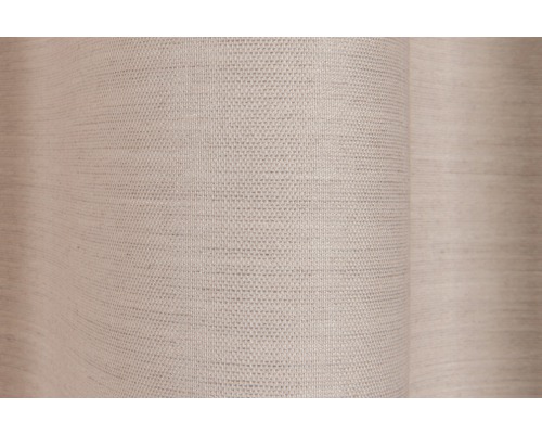 Nahaufnahme eines beigen Stoffes mit feiner Webstruktur
