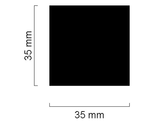Carreau carré, 35 x 35 millimètres