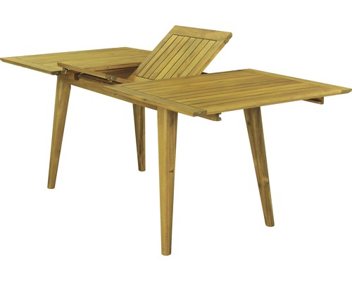 Table de jardin extensible en bois
