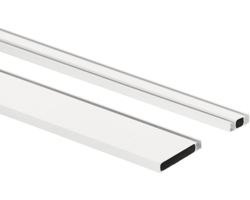 Zwei Aluminiumprofile