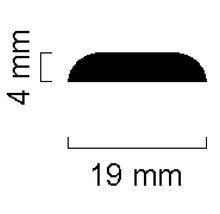 Champlat épicéa/pin brut 1000 x 19 x 4 mm