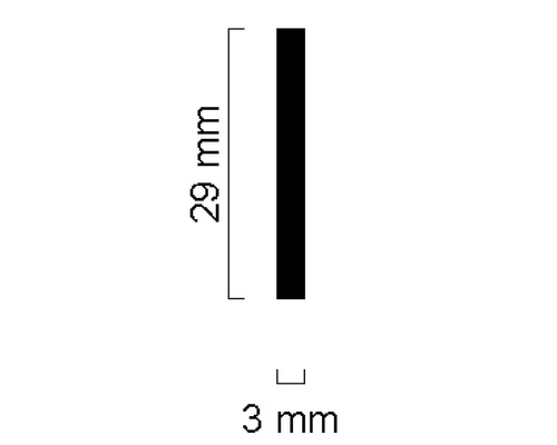 Dimensions : 29 mm x 3 mm