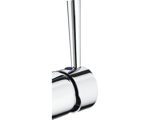 Detail einer Armatur mit Hebel